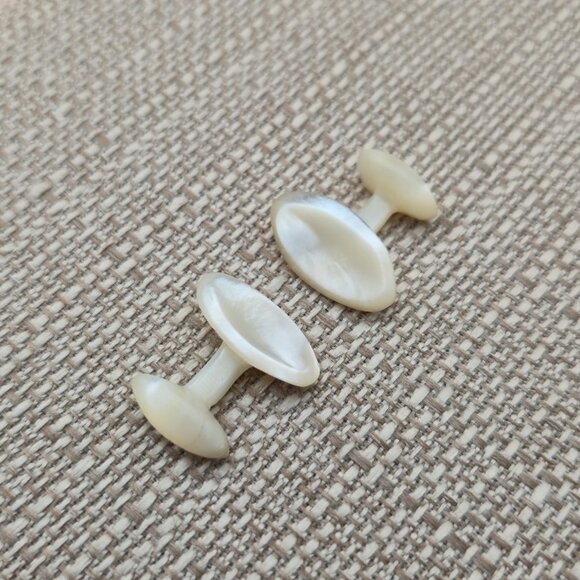 Mother Of Pearl Cuff Links A5985 - Picture 2 of 6
